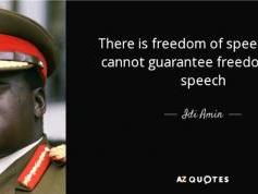 Idi Amin Dada quote
