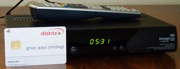 NSS 6 at 95.0 e-Indian subcontinent SPOT-packet Dish TV-Receiver Zenega D-6000 HD-00 n