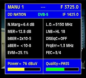 Insat 4B at 93.5 e-3 725 H Doordarshan India-Q analysis-current time-n