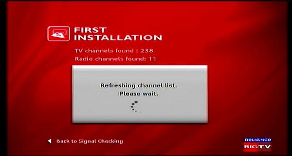 Measat 3 at 91.5 e-south asia beam-Reliance Digital TV-first installation-03n