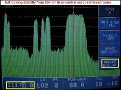 11 179 V DVB-S2 Packet Overon spektralna analyza paketu