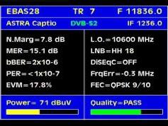 Astra 2C at 31.5 e _ footprint East beam_ 11 836 H Astra Caption test card _ Q data