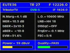 Eutelsat W4 at 36.0 e _ 12 226 LC Packet Tricolor TV _ Q data