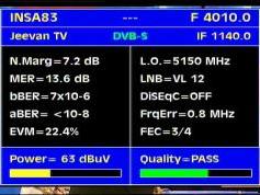 Insat 2E-3B-4A at 83.0e-2e wide beam-4 010 V packet Asianet-Q data